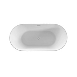 Ванна акриловая Vincea VBT-426-1700MW 1700*800*580, белый мат., щелевой перелив, слив белый, , шт