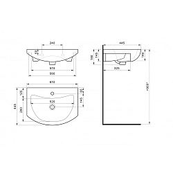 Только с тумбой! Умывальник Балтика 60