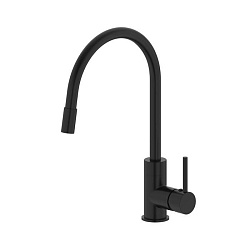 Смеситель для кухни, черный матовый, Kitchen 360, IDDIS, K36BLJ0i05