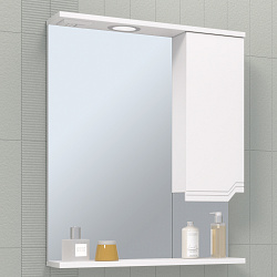 Зеркальный шкаф/прав/с/с/белый(60см) Viktoria/AQUA DE MARCO