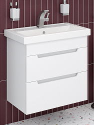 Тумба подвесная CITY 60 /2 ящ/раковина Фостер (60см)/AQUA DE MARCO