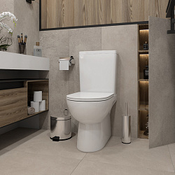 Corpa Nera Salieri/Сальери унитаз-компакт безободковый, белый