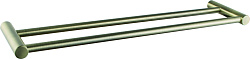 Держатель для полотенец, двойной 600 мм, бронза HB8409-4