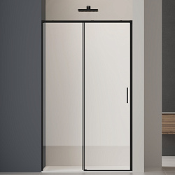 Душевая дверь Soft 2 VDS-3SO2120CLB, 1200, черный, стекло прозрачное, , шт