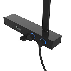 Душевая стойка Inspire VSFS-3I13TMB термостатическая с изливом, черный, , шт