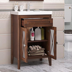 Тумба Opadiris Палермо 60, цвет светлый орех (под раковину CeraStyle FRAME 60)