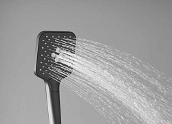 Душевая стойка Cube VSFS-1C1GM с изливом, вороненая сталь, , шт