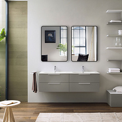 Зеркало LED VLM-3VC500B-2 500х700 c сенсорным выключателем и диммером, антизапотевание, , шт