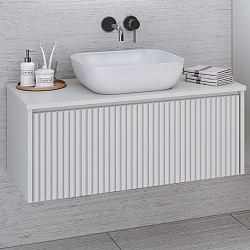 Тумба подвесная Monaco/90см/1 ящ/белый софт /AQUA DE MARCO