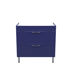 Тумба  напольная, 80 см, синий, Oxford, IDDIS, OXF80N0i95