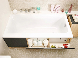 Ванна асимметр.: KALIOPE 170x110, левая, ультра белый, Сорт1