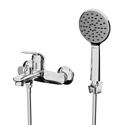 ВЫВОД plus ADVANCE Смеситель для ванны с коротким изливом, поворотный переключатель, латунь/хром