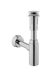 Syphon Набор донный клапан и сифон для раковины, хром