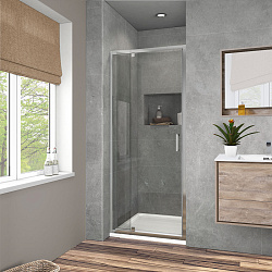 Душевая дверь Intra VDP-1I9010CL, 900/1000, хром, стекло прозрачное, , шт