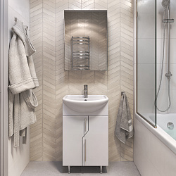 Зеркальный шкаф Grand 50