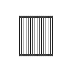 Ролл-мат, нерж. сталь, чёрный, 353*420, Kitchen Line, IDDIS, ROL35BLi59