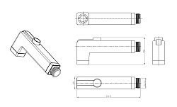 Комплект: лейка гигиенического душа, настенное крепление, шланг 1.5 м, пластик/хром, блистер