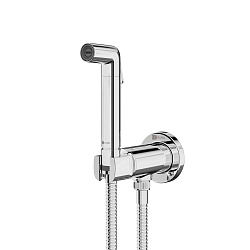 Встраиваемый смеситель с гигиеническим душем, латунь/хром LM7171C