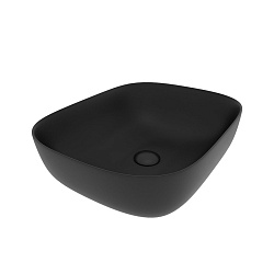 Corpa Nera Viotti/Виотти  50 раковина накладная, artceramic, черный матовый