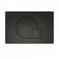 Corpa Nera Paganini/Паганини  клавиша смыва, двойной смыв, черный матовый