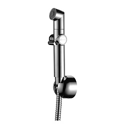 Комплект: лейка гигиенического душа с плавной регулировкой напора, настенное крепление, шланг 1.5 м,