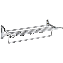 Полка для полотенец, хром HB805