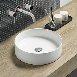 Раковина керамическая Vincea VBS-216, 394*394*115, накладная, цвет белый,, , шт