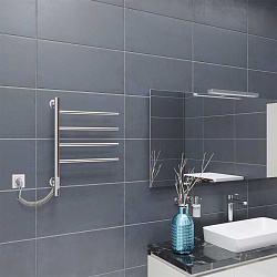 Полотенцесушитель электрический Vincea VTD-1S1CE 43x60, хром, таймер, , шт