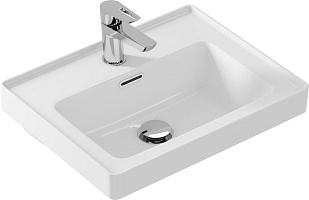 Вывод Раковина встраиваемая CREA 50, 1 отв., белый, Сорт1,