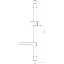 Душевая стойка без лейки и шланга HB8007