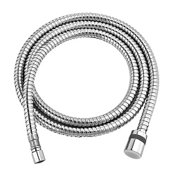 Шланг гибкий 4 м для лейки смесителя на борт ванны, 1/2"-F(М12),  нерж. сталь/хром
для всех Lemark