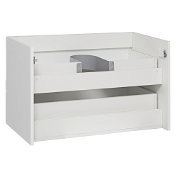 Тумба /2 ящ /подвесная/белый/раковина Palermo(80см)Florentina/Palermo/AQUA DE MARCO