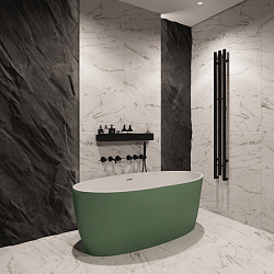 Corpa Nera Bosso/Боссо ванна акриловая отдельностоящая 170х76х58, черный матовый