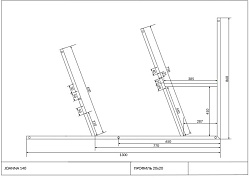 Рама для ванны Cersanit Joanna 140 см NEW K-RW-JOANNA*140n