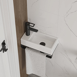 Corpa Nera Longo/Лонго 37 раковина накладная левая, белый