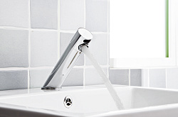 PROJECT Смеситель для раковины бесконтактный (сенсорный), высота излива 10 см, длина 12 см