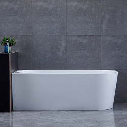 Ванна акриловая Vincea VBT-402-1800L, 1800*800*580, цвет белый, левая, щелевой перелив, , шт