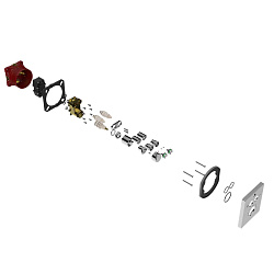 Встраиваемый смеситель для душа VSCV-321T-MCH двухфункциональный, термостатический, хром, , шт