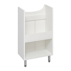 Тумба /2 двери/белый/раковина Элеганс(50см) Viktoria/AQUA DE MARCO