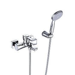 EVITTA Смеситель для ванны с коротким изливом, поворотный переключатель, латунь/хром