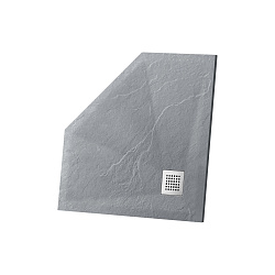 Поддон для душа из искусственного камня VST-4SP9090G, 900*900*25, серый , , шт