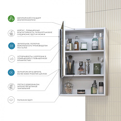 Зеркальный шкаф Urban 500