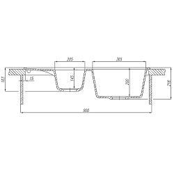 Мойка кух. ДЕЛИЯ 87 терракотовый
