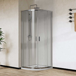 Душевой уголок City VSQ-5CT900CL, 900*900, хром, стекло прозрачное , , шт