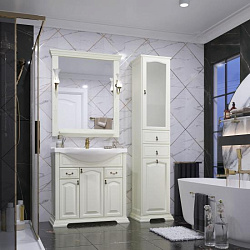 Тумба Opadiris Риспекто 85, цвет слоновая кость (под раковину Santek Сенеж 87)