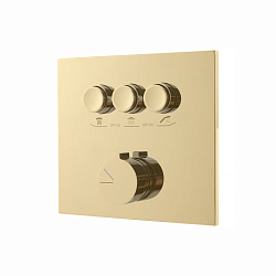Встраиваемый смеситель для душа VSCV-431BG4 трехфункциональный, брашированное золото, , шт