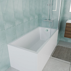 Ванна акриловая Vincea VBT-2G150-FR с каркасом 1500*700*470, пристенная, цвет белый, , шт