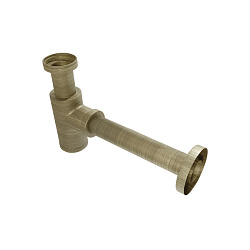 Corpa Nera сифон для раковины, бронза матовый