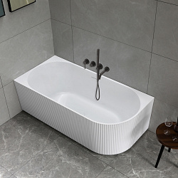 Ванна акриловая Vincea VBT-428-1700L, 1700*800*580, цвет белый, левая, щелевой перелив, , шт