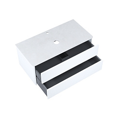 Тумба подвесная, со столешницей, 100 см, белый, Aiger, IDDIS, AIG10W0i95K